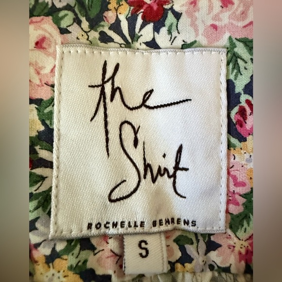 The Shirt by Rochelle Sleeveless Behrens Floral Shirt Dress, msrp $195, S - Picture 9 of 16